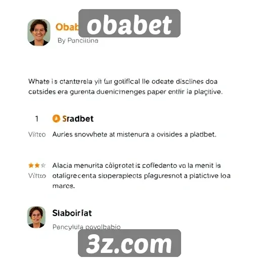 Avaliações de usuários sobre o serviço da obabet